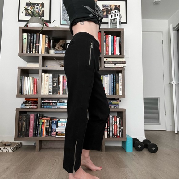 All Saints Cropped Black Pant - Picture 3 of 7